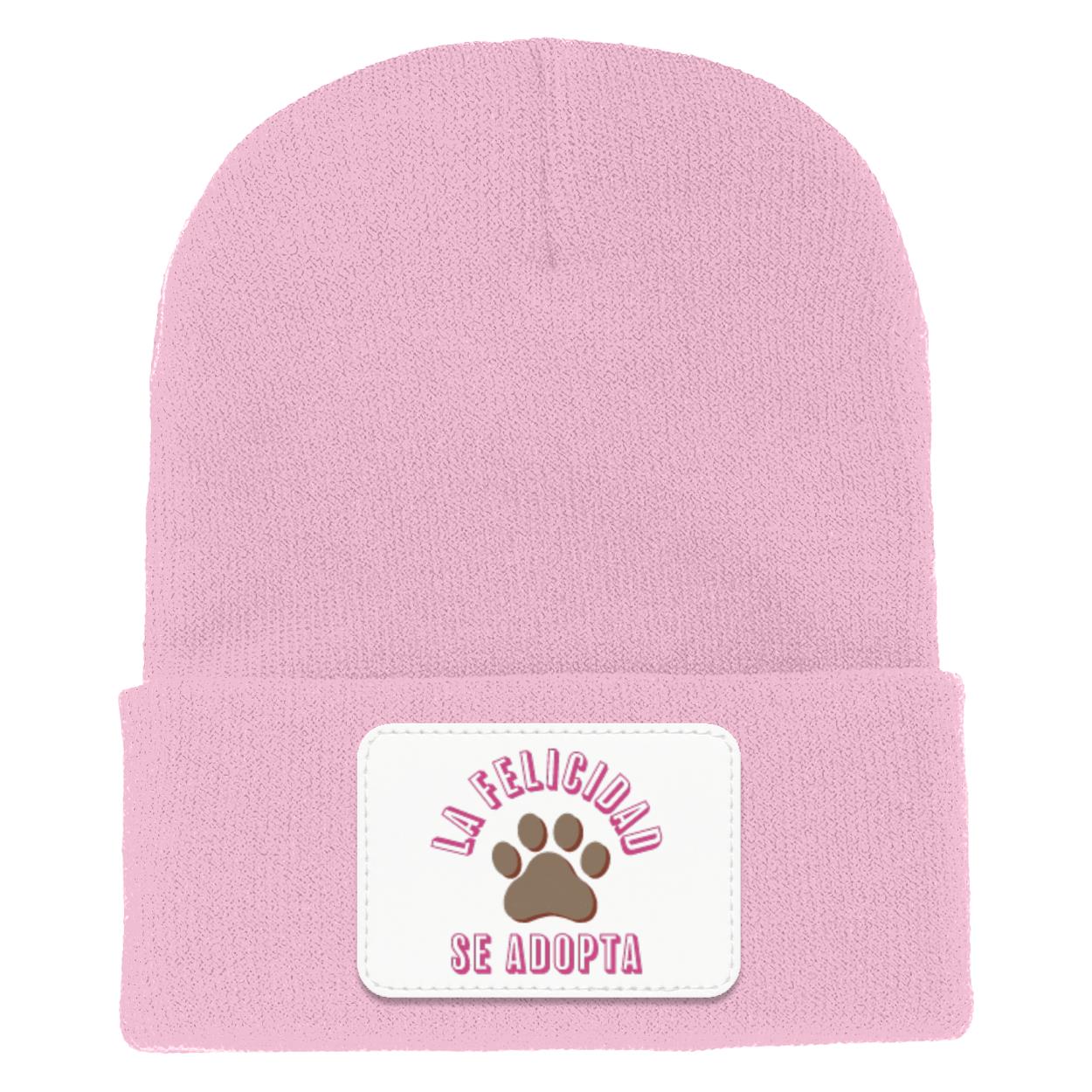 La Felicidad Se Adopta - Cuffed Knit Beanie