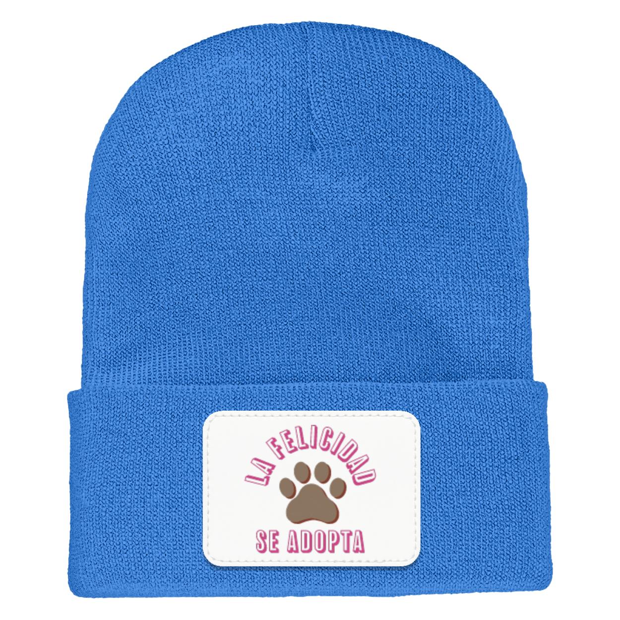 La Felicidad Se Adopta - Cuffed Knit Beanie