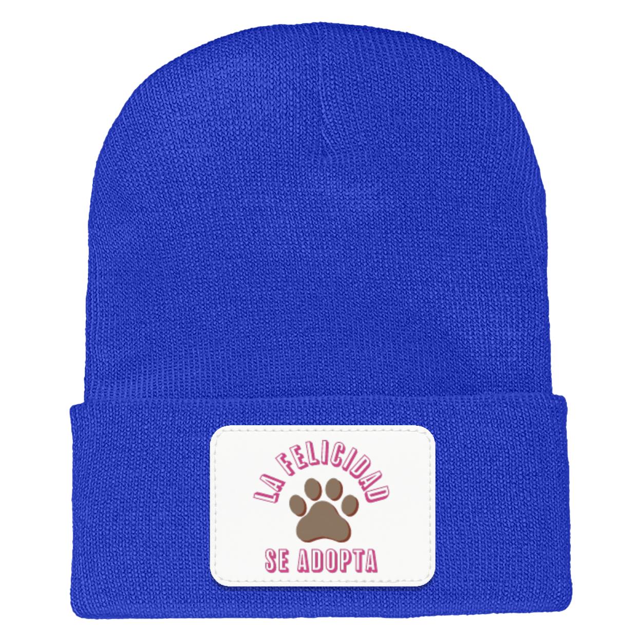 La Felicidad Se Adopta - Cuffed Knit Beanie