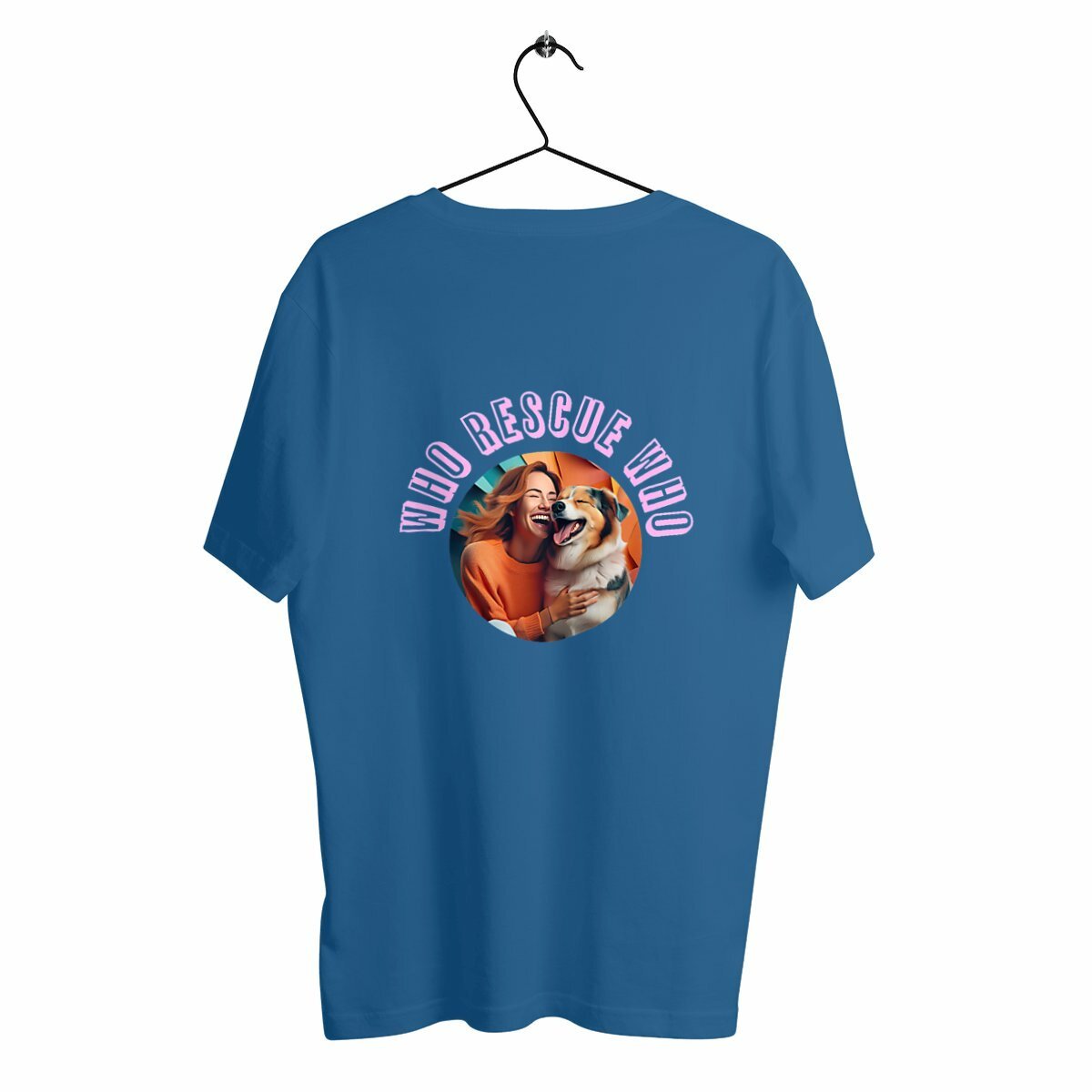 Heavyweight Unisex t-shirt - Who rescue Who (Mujer)