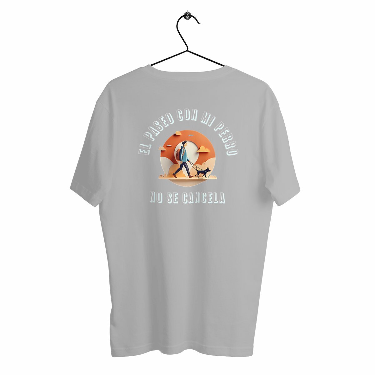 El paseo con mi perro no se cancela (hombre) - Heavyweight Unisex t-shirt