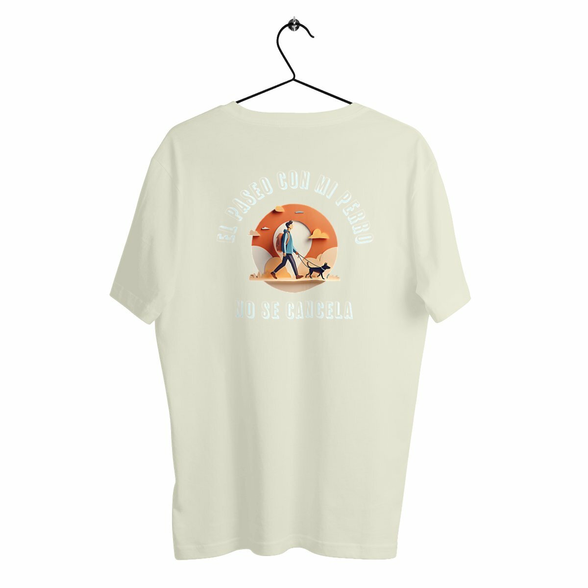 El paseo con mi perro no se cancela (hombre) - Heavyweight Unisex t-shirt