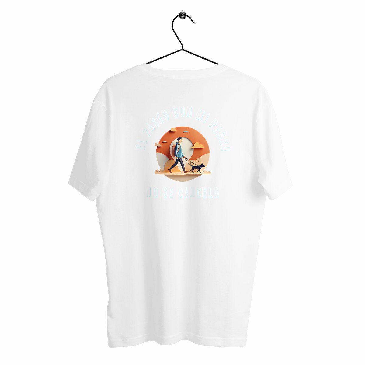 El paseo con mi perro no se cancela (hombre) - Heavyweight Unisex t-shirt