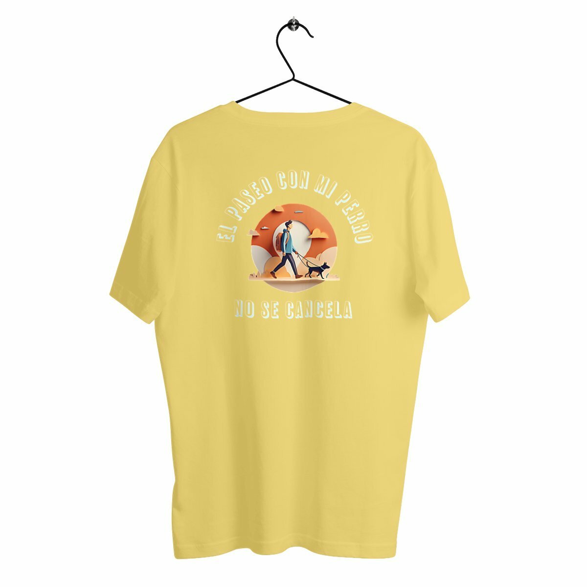 El paseo con mi perro no se cancela (hombre) - Heavyweight Unisex t-shirt